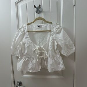 American Eagle Outfitters Tie-Front Top